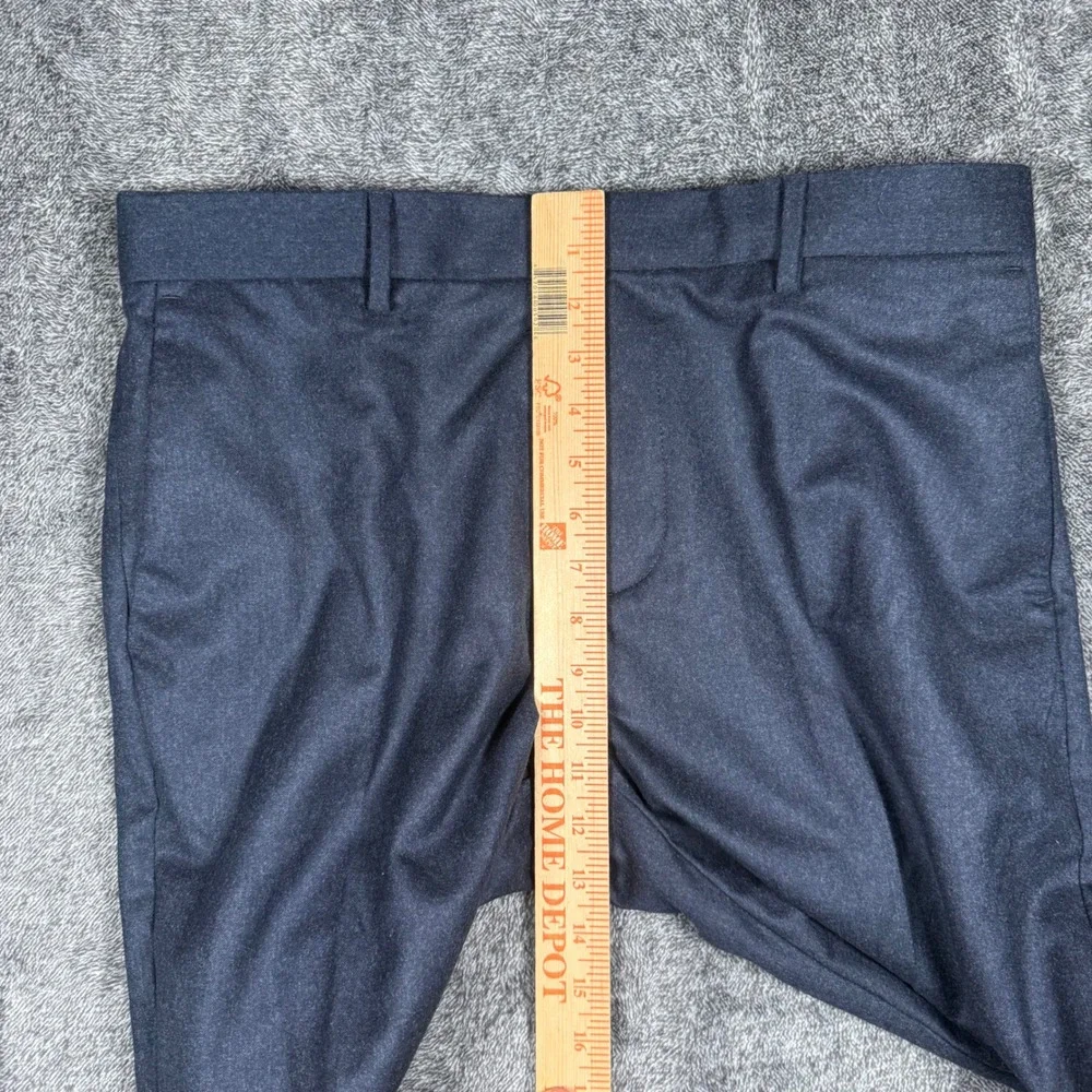 Banana Republic VBC Vitale Barberis Canonico 120s Wool Pants NWT 33x30 Navy